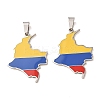 304 Stainless Steel & Enamel Pendants SA-CBA6ECE-01E-P-1