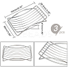 Iron Art Soap Dishes IFIN-WH0052-76P-2