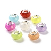 Pearlized Resin European Beads RESI-M001-01-1
