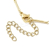 Brass Bar Link Chain Bracelets for Women Men BJEW-JB10274-01-4