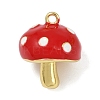 Brass Enamel Pendants KK-R224-15C03-G-1