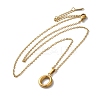 PVD Vacuum Plating 201 Stainless Steel Necklaces NJEW-H033-01G-O-2