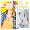DIY Cross Acrylic Pendant Necklaces Jewelry Making Kit DIY-TA0011-11-8