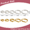 100Pcs Brass Split Rings FIND-HY0005-04A-2
