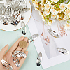 100Pcs Iron Hair Clip Findings PHAR-SC0001-002B-3