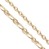 Brass Mixed Chain Slider Necklace Making AJEW-JB01563-01-3