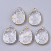 Natural Quartz Crystal Pendants G-T131-08J-1
