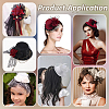 6Pcs 6 Colors EVA Fabric Hat Base DIY-BC0014-06-6