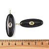 Natural Obsidian Pendants G-D357-02D-3