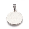 Non-Tarnish 304 Stainless Steel Pendants X-STAS-I131-10P-2