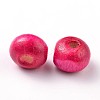 Dyed Natural Wood Beads WOOD-Q006-6mm-11-LF-1