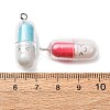 Translucent Resin Pendants RE-CBA9E22-01P-3