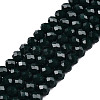 Opaque Solid Color Imitation Jade Glass Beads Strands EGLA-A044-P4mm-D12-1