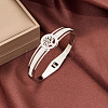 Stainless Steel Hinged Bangles for Women WGCD00D-02-1
