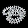 Electroplate Glass Beads Strands EGLA-G038-01A-HR03-2