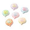Cartoon Opaque Resin Cabochons RESI-C039-03F-1