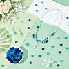 5 Colors Transparent Glass Beads Sets FGLA-PH0001-11B-01-4