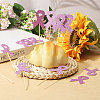 12 Bags October Breast Cancer Pink Awareness Ribbon Paper Glitter Powder Cake Inserts DIY-CA0007-71-5