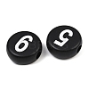 Opaque Acrylic European Beads AC-CBA1794-02-2