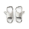 304 Stainless Steel Lobster Claw Clasps STAS-X0017-22P-2