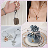 60Pcs 3 Color Alloy Keychain KEYC-PH01557-5