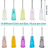 BENECREAT 160Pcs 10 Styles Plastic Fluid Precision Blunt Needle Dispense Tips TOOL-BC0001-15-2