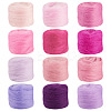 60G 12 Colors Needle Felting Wool Roving DIY-TA0012-85-3