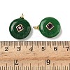 Dyed Natural Malaysia Jade Pendants G-H328-08G-C19-3