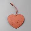 Imitation Leather Earring Display Cards EDIS-WH0022-27C-1