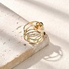 Natural Tiger Eye Finger Rings STAS-Z112-05G-03-3