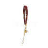 Polyester Cord Wrist Mobile Straps HJEW-JM00875-2
