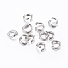 Tarnish Resistant 304 Stainless Steel Open Jump Rings X-STAS-H437-5x1mm-1
