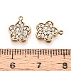 304 Stainless Steel Micro Pave Cubic Zirconia Charms STAS-N115-50G-3