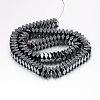 Non-magnetic Synthetic Hematite Beads Strands G-P341-40-4x8mm-2