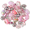 Alloy Rhinestone/Resin European Beads MPDL-SC0001-11A-1