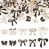 40Pcs 10 Styles Alloy Enamel Pendants ENAM-TA0009-03-1