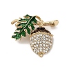 Alloy Rhinestone Brooch JEWB-K027-02G-2