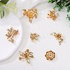7Pcs 7 Style Brass Pendant JX639A-4
