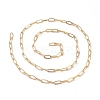 Soldered Brass Paperclip Chains CHC-G005-06G-3