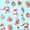 20Pcs 10 Styles Christmas Alloy Enamel Pendants ENAM-CJ0004-49-4