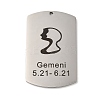 Non-Tarnish 304 Stainless Steel Pendants LS-STAS-C098-01F-P-1