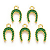 Alloy Enamel Charms ENAM-J445-02G-1