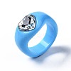 Opaque Acrylic Finger Rings RJEW-Q162-001A-4