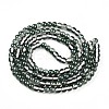Baking Paint Transparent Glass Beads X1-DGLA-N011-6mm-07-2