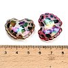 Plating Acrylic European Beads AC-CBA49BC-01-3