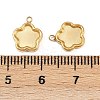 304 Stainless Steel Pendant Cabochon Settings STAS-A194-05H-G-3