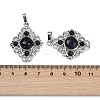 Synthetic Blue Goldstone Pendants G-Z077-01P-14-3