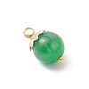 Cat Eye with Brass Pendants PALLOY-JF04270-4