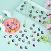 45Pcs 9 Colors Alloy Printed Pendants FIND-SZ0003-50-5