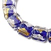 Handmade Gold Foil and Silver Foil Lampwork Beads FOIL-C001-01A-06-3